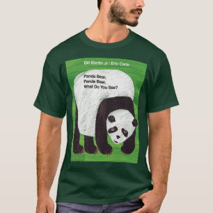 Camiseta Eric Carle Panda Bear O Que Você Vê família
