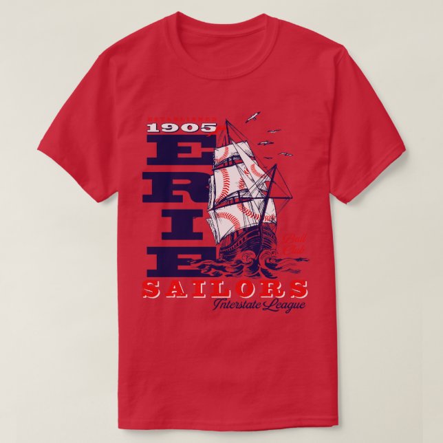 Camiseta Erie Sailors (Frente do Design)