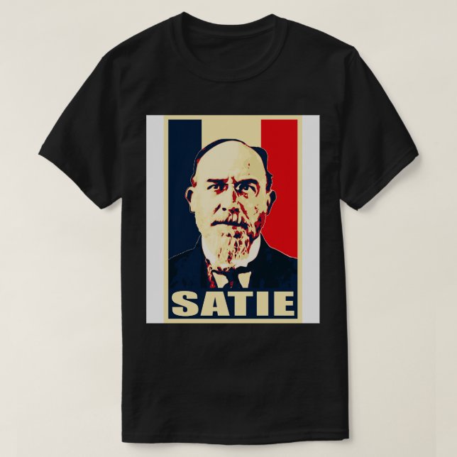 Camiseta Erik Satie French 1 (Frente do Design)