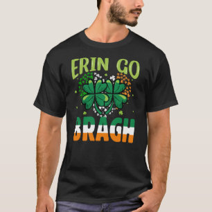 Camiseta -Erin Go Bragh Trevo Design de St. Patrick-60879