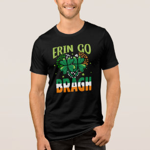 Camiseta -Erin Go Bragh Trevo Design de St. Patrick-60879