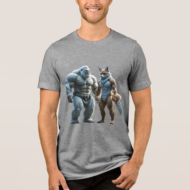 Camiseta Eritite e raposa musculares (Frente)