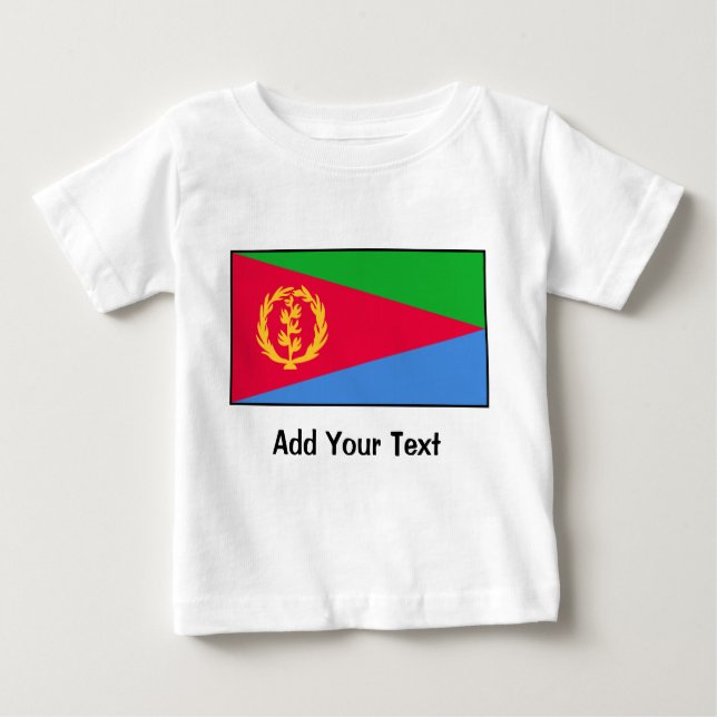 Camiseta Eritrea - bandeira do Eritrean (Frente)