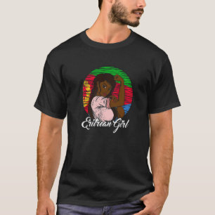 Camiseta Eritreia Flag Eritreia Eritreia Eritrean Girl