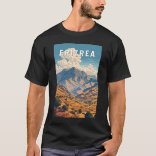 Camiseta Eritreia Illustração Viagem Art Vintage