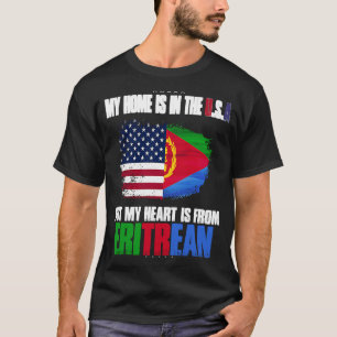 Camiseta Eritreia Minha Casa Está Nos Estados Unidos, Mas M