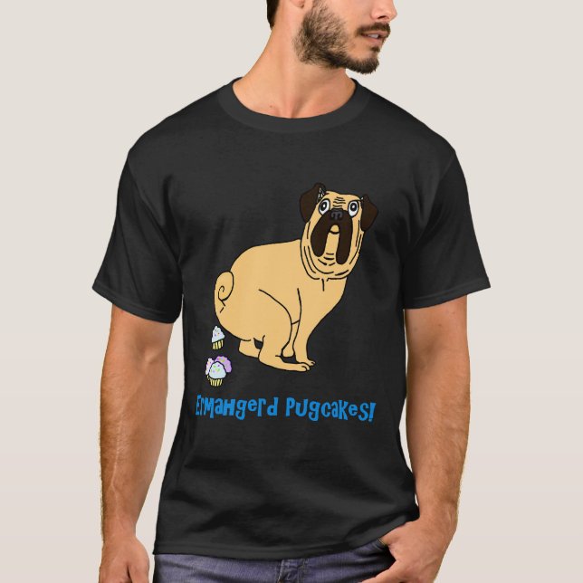 Camiseta Ermahgerd Pugcakes 969 (Frente)