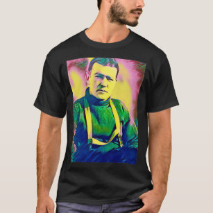Camiseta Ernest Shackleton colorido TSirt clássico