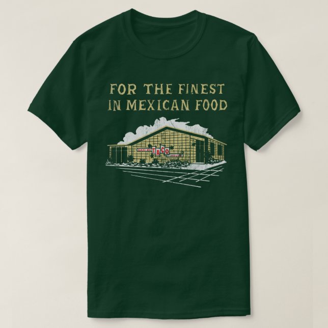 Camiseta Ernies Taco House Meio século Retro (Frente do Design)