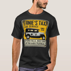 Camiseta Ernies Taxi Cab Service É Uma Vida Maravilhosa