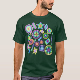 Camiseta Ernst Haeckel Rainbow Diatoms Tosse