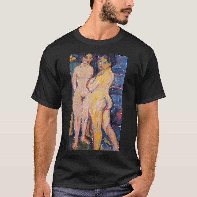 Camiseta Ernst Ludwig Kirchner Casa de Montanha com Nuvem d (Frente)