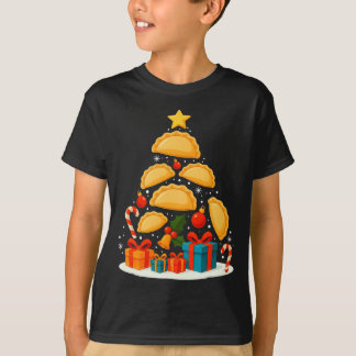 Camiseta Erogi Lish Food Land Christmas Tree Xmas Long Slee