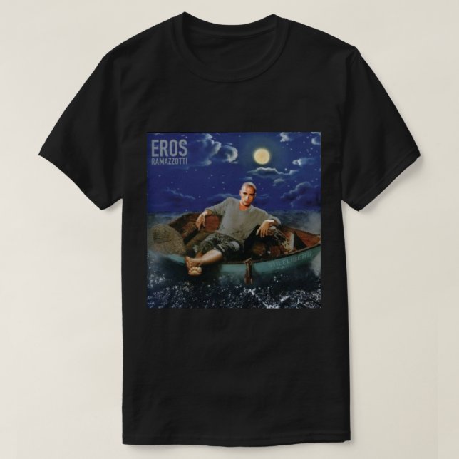 Camiseta eros ramazzotti night funny   (Frente do Design)