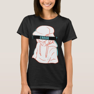 Camiseta Erro 3D na Hipster japonesa