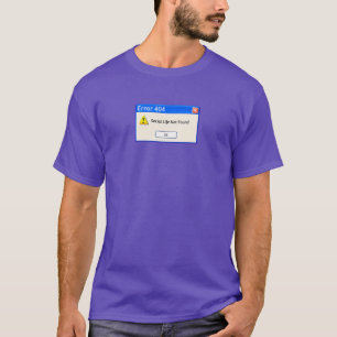Camiseta Erro 404 - A vida social não foi encontrada