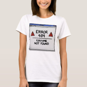 Camiseta Erro 404 Fantasia Não Encontrada