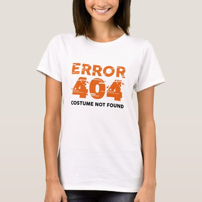Camiseta Erro 404 Figurume Não Encontrado (Frente)