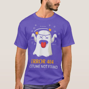 Camiseta Erro 404 Figurume Não Encontrado Dia de as Bruxas 