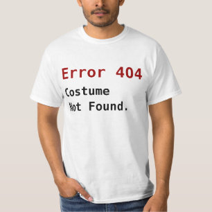 Camiseta Erro 404 Figurume Não Encontrado, Geek Anti-Hallow