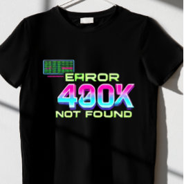 Camiseta Erro 404: Não encontrado