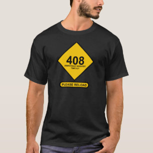 Camiseta Erro 408: Tempo Limite de Solicitação de Democra