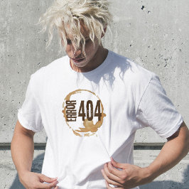 Camiseta Erro de Café 404 - Presente Divertido para Amantes