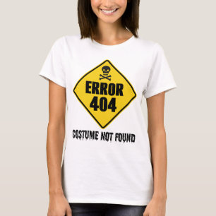 Camiseta Erro de Halloween 404 Figurume Não Encontrado