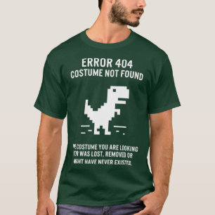 Camiseta Erro de Halloween 404 Figurume Não Encontrado Codi