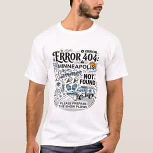 Camiseta Erro de Minneapolis Quatrocentos e Quatro Verão Nã