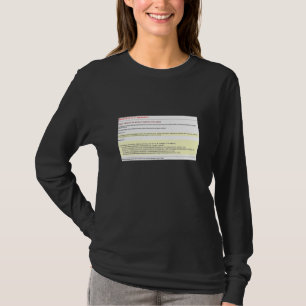 Camiseta Erro de Objeto Não Definido Para Instância de um O