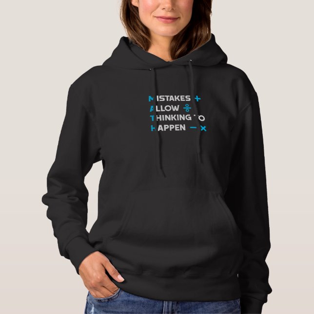 Camiseta Erro Permitir Pensar Que Acontece Professor De Mat (Frente)