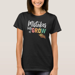 Camiseta Erros Do Professor Student Mindset Nos Ajudam A Cr