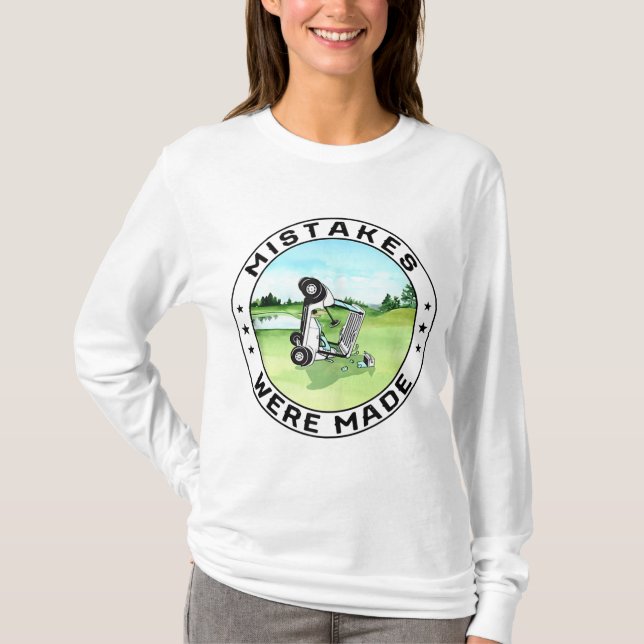 Camiseta Erros Foram Feitos Carrinho De Golfe (Frente)