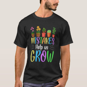 Camiseta Erros Nos Ajudam A Aumentar O Crescimento Do Profe