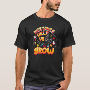 Camiseta Erros Nos Ajudam A Crescer O Crescimento Do Ensino