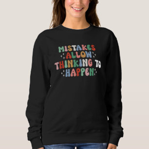 Camiseta Erros Permitem Pensar Em Acontecer Professor De Ma