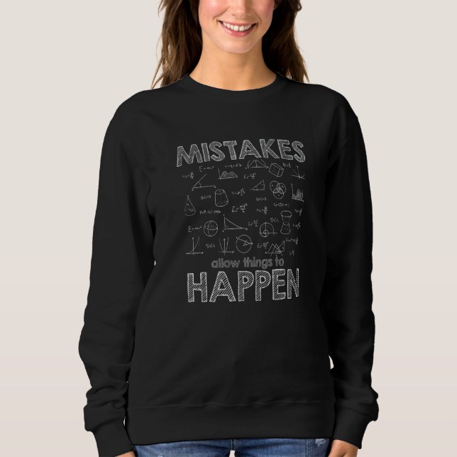 Camiseta Erros Permitem que o Pensamento Aconteça Dia de Ma (Frente)