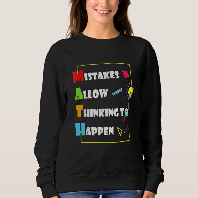 Camiseta Erros Permitem Que o Pensamento Aconteça Dia de Ma (Frente)
