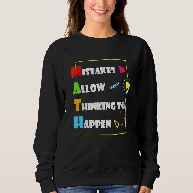 Camiseta Erros Permitem Que o Pensamento Aconteça Dia de Ma (Frente)