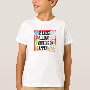 Camiseta Erros permitem que o pensamento aconteça - motivaç