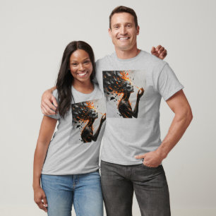 Camiseta Erupção da Mina Humana t=Camisa