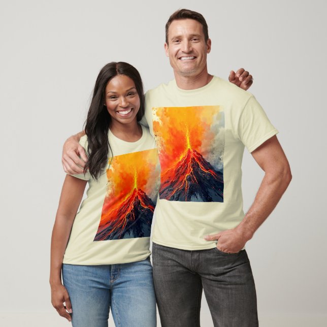 Camiseta Erupção Vulcânica: Poder Bruto (Unissex)