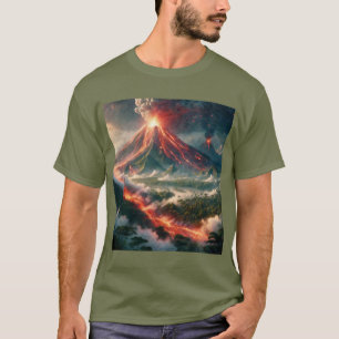 Camiseta Erupções vulcânicas