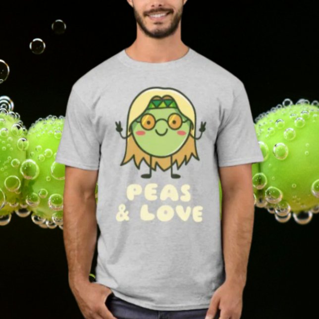 Camiseta Ervilhas & Amor (Criador carregado)