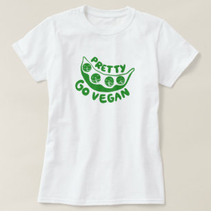 Camiseta Ervilhas bonito, Por Favor, Vá Vegan Cuecas Divert