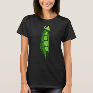 Camiseta Ervilhas Verdes Pod Engraçadas Veggies Vegetais Ha