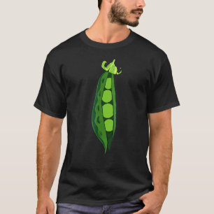 Camiseta Ervilhas Verdes Pod Engraçadas Veggies Vegetais Ha