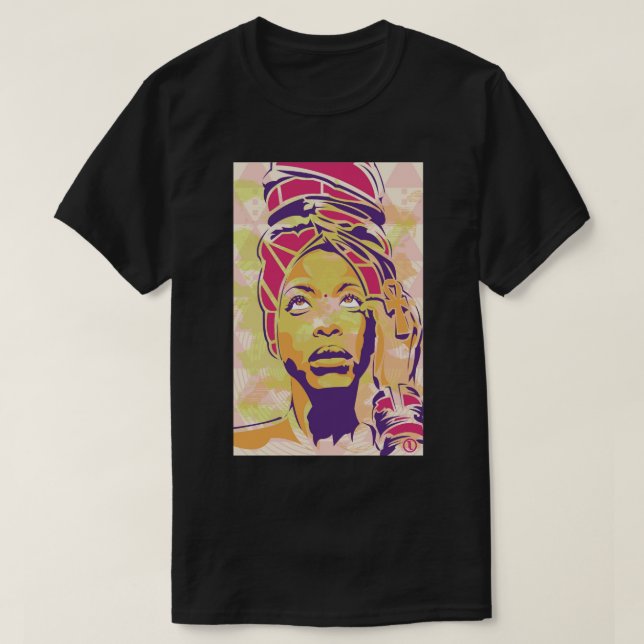 Camiseta Erykah Badu (Frente do Design)