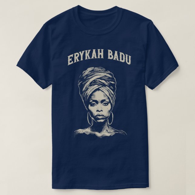 Camiseta Erykah Badu 1 (Frente do Design)